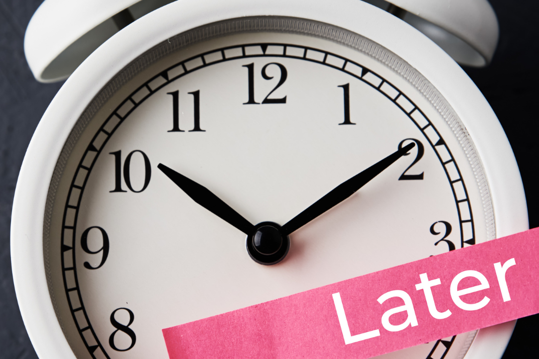 Put Off By Week Put off until tomorrow… – The Generosity Guy